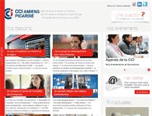 Tablet Screenshot of amiens-picardie.cci.fr
